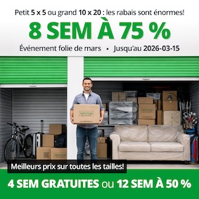 Depotium Mini Entrepôt - Montreal Downtown Promotion